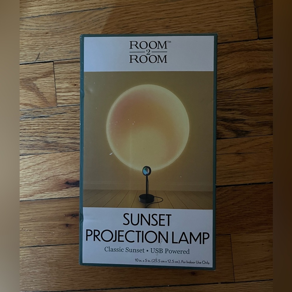 Sunset projection lamp